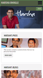 Mobile Screenshot of harshabhogle.com